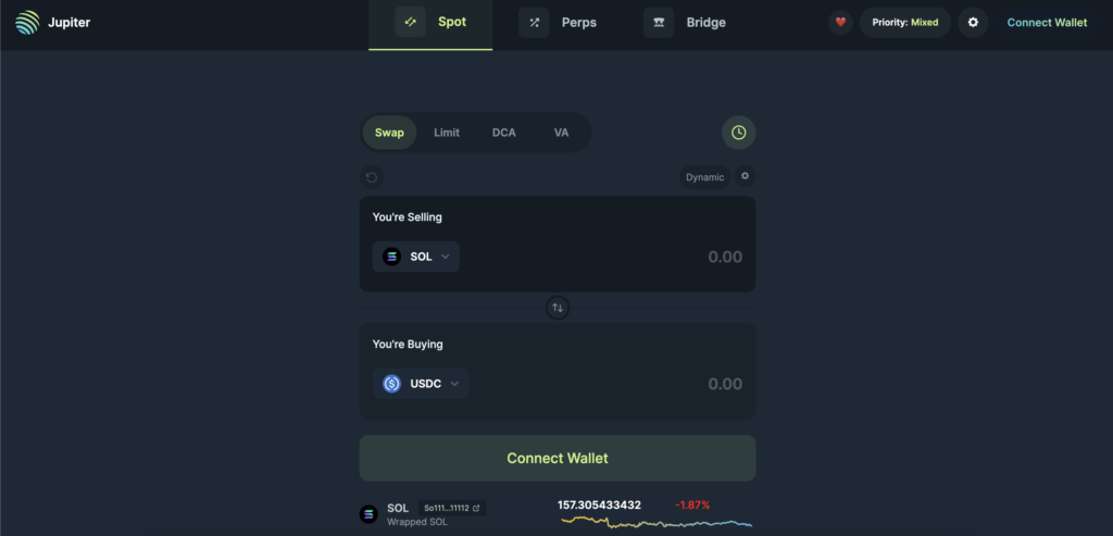 A decentralized exchange on the solana ecosystem, Jupiter